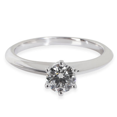 0.54 ct Round Brilliant Diamond Engagement Ring