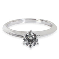 0.54 ct Round Brilliant Diamond Engagement Ring