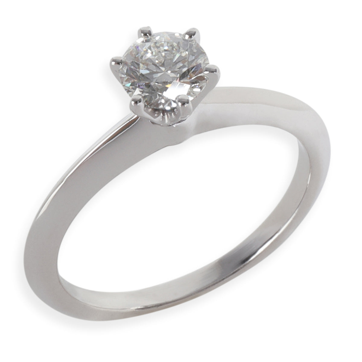 0.54 ct Round Brilliant Diamond Engagement Ring