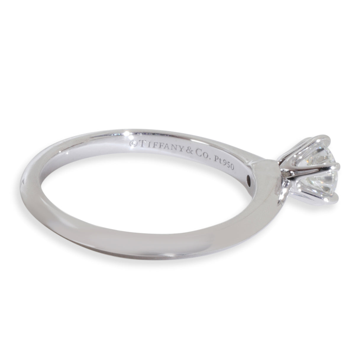 0.54 ct Round Brilliant Diamond Engagement Ring