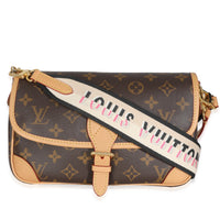 Black Monogram Canvas Diane