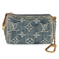 Monogram Denim Pochette Speedy PM