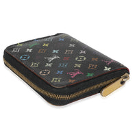 Black Multicolor Monogram Canvas Zippy Coin Purse