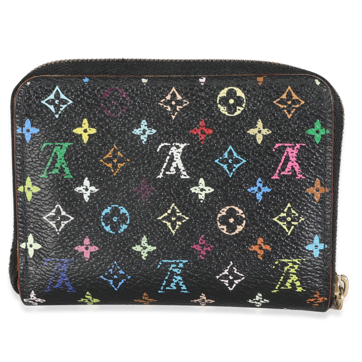 Black Multicolor Monogram Canvas Zippy Coin Purse
