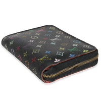 Black Multicolor Monogram Canvas Zippy Coin Purse