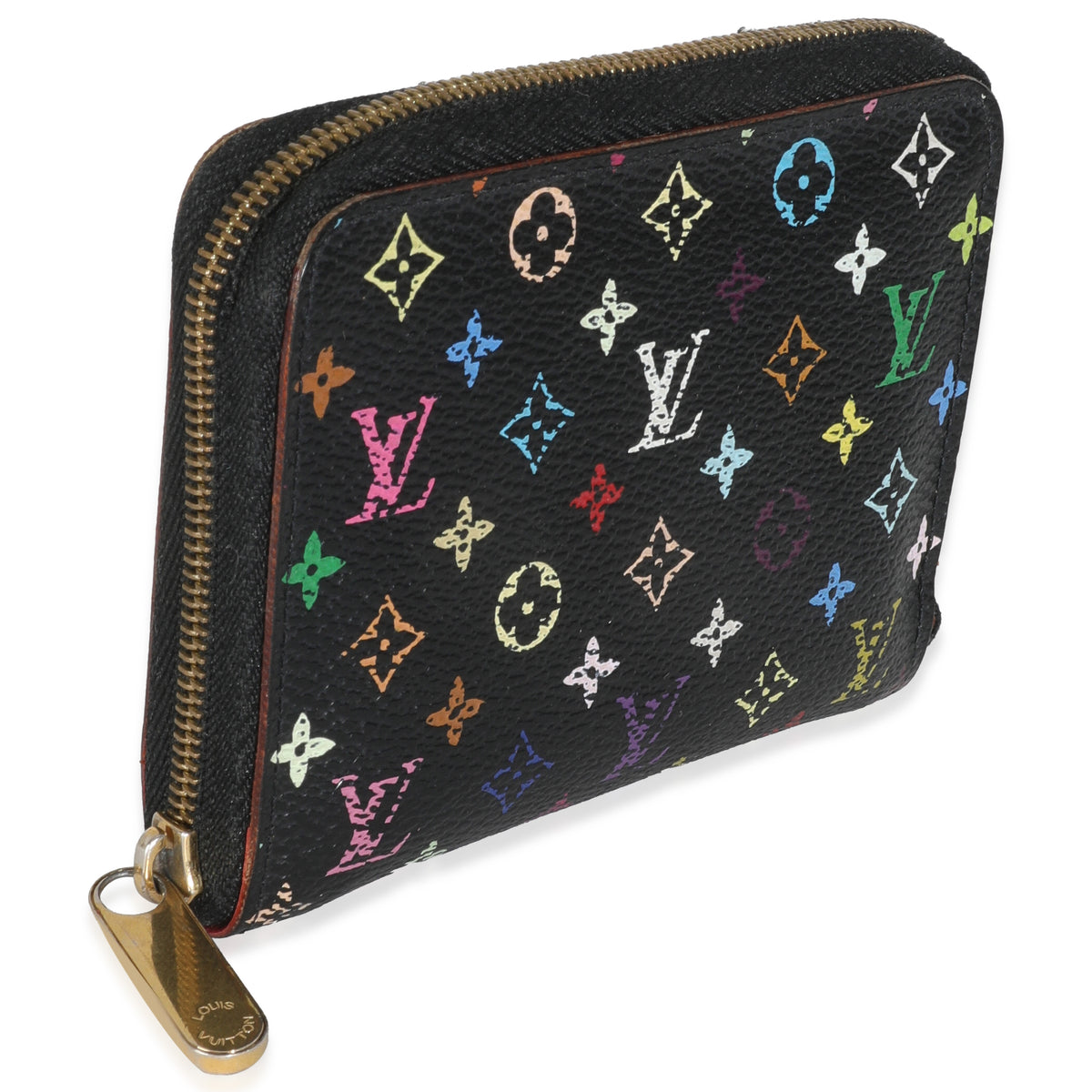 Black Multicolor Monogram Canvas Zippy Coin Purse