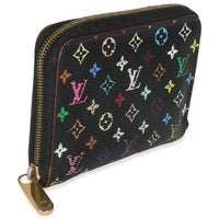 Black Multicolor Monogram Canvas Zippy Coin Purse