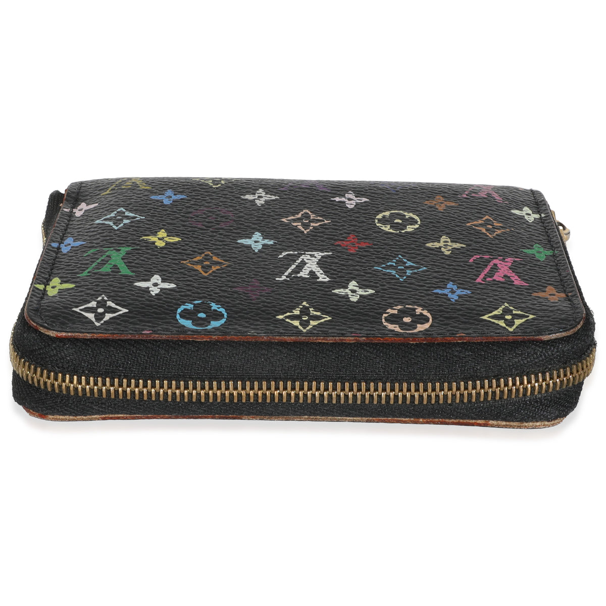 Black Multicolor Monogram Canvas Zippy Coin Purse