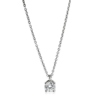 Platinum Diamond Solitaire Pendant