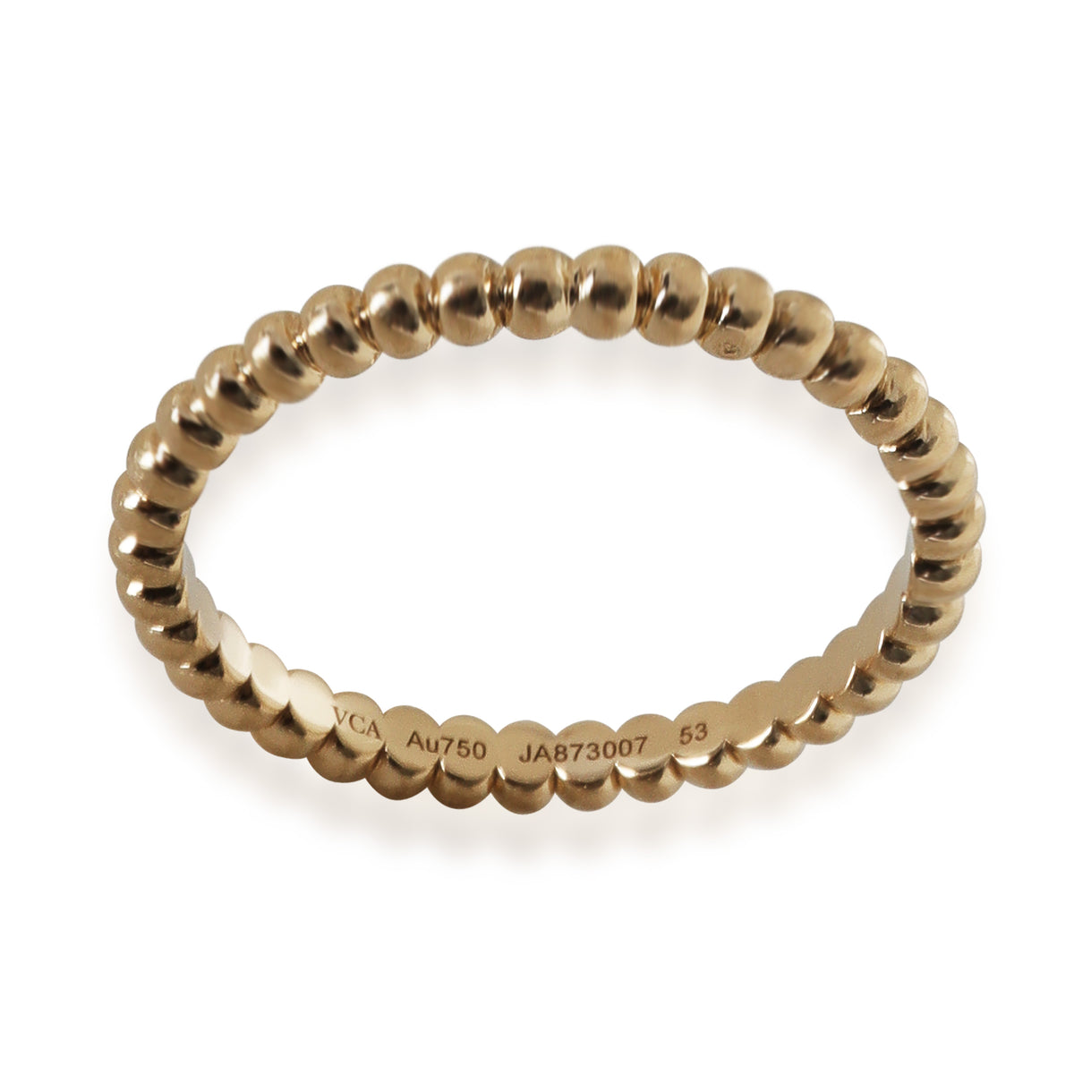 Yellow Gold  Small Model Perlee Ring