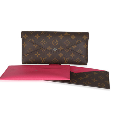 Pondichery Pink Monogram Canvas Kirigami Organizer Wallet