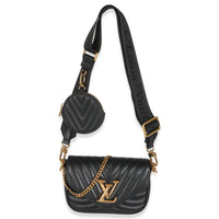 Black Calfskin New Wave Multi Pochette