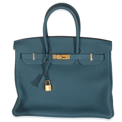 Cobalt Togo Birkin 35 GHW