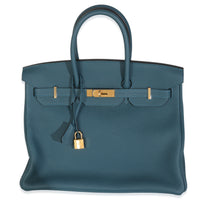 Cobalt Togo Birkin 35 GHW