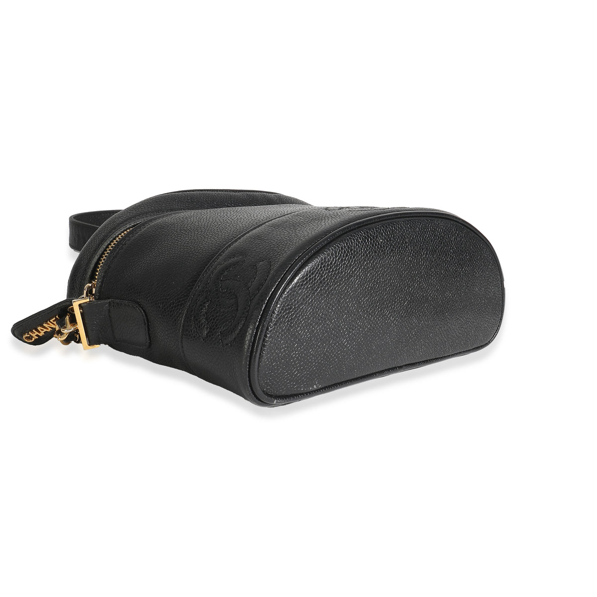 Vintage Black Caviar Triple CC Crossbody Handbag