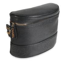 Vintage Black Caviar Triple CC Crossbody Handbag