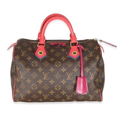 Flamingo Monogram Canvas Totem Speedy 30