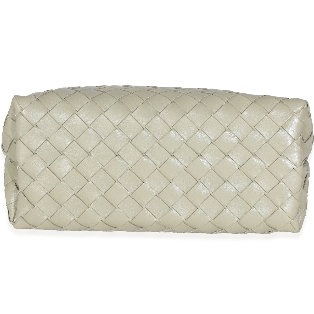 Travertine Nappa Intrecciato Small Andiamo Bag