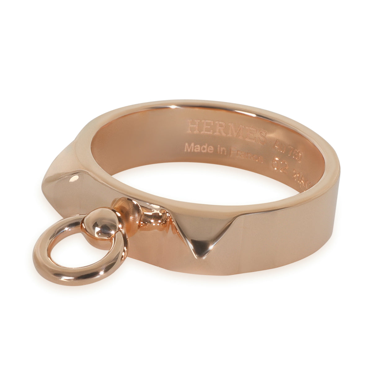 Hermès Rose Gold  Small Model Collier de Chien Ring sv