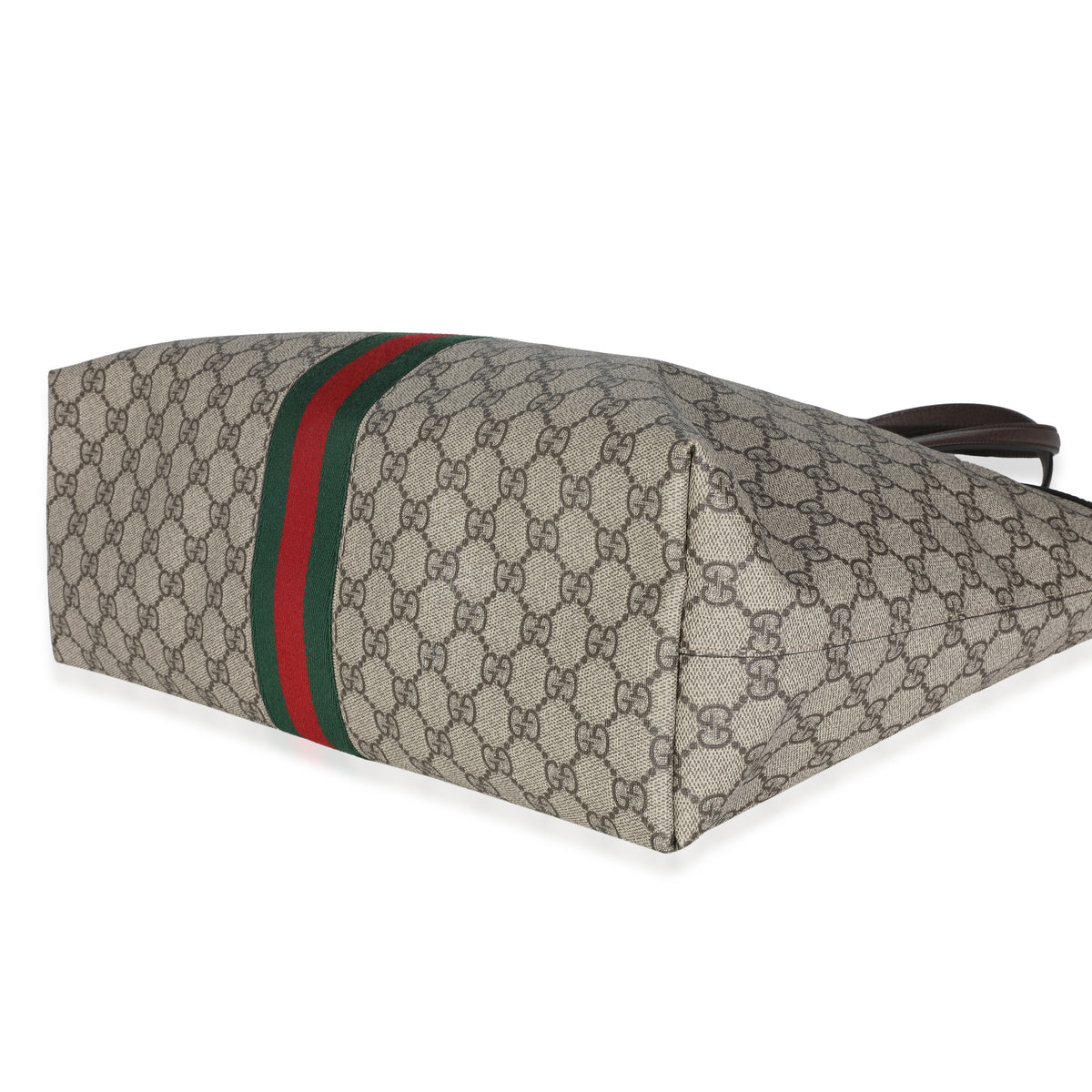 Beige GG Supreme Canvas Medium Ophidia Tote