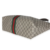 Beige GG Supreme Canvas Medium Ophidia Tote