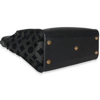 Black Calfskin Monogram Tufting On My Side MM