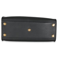 Black Calfskin Monogram Tufting On My Side MM