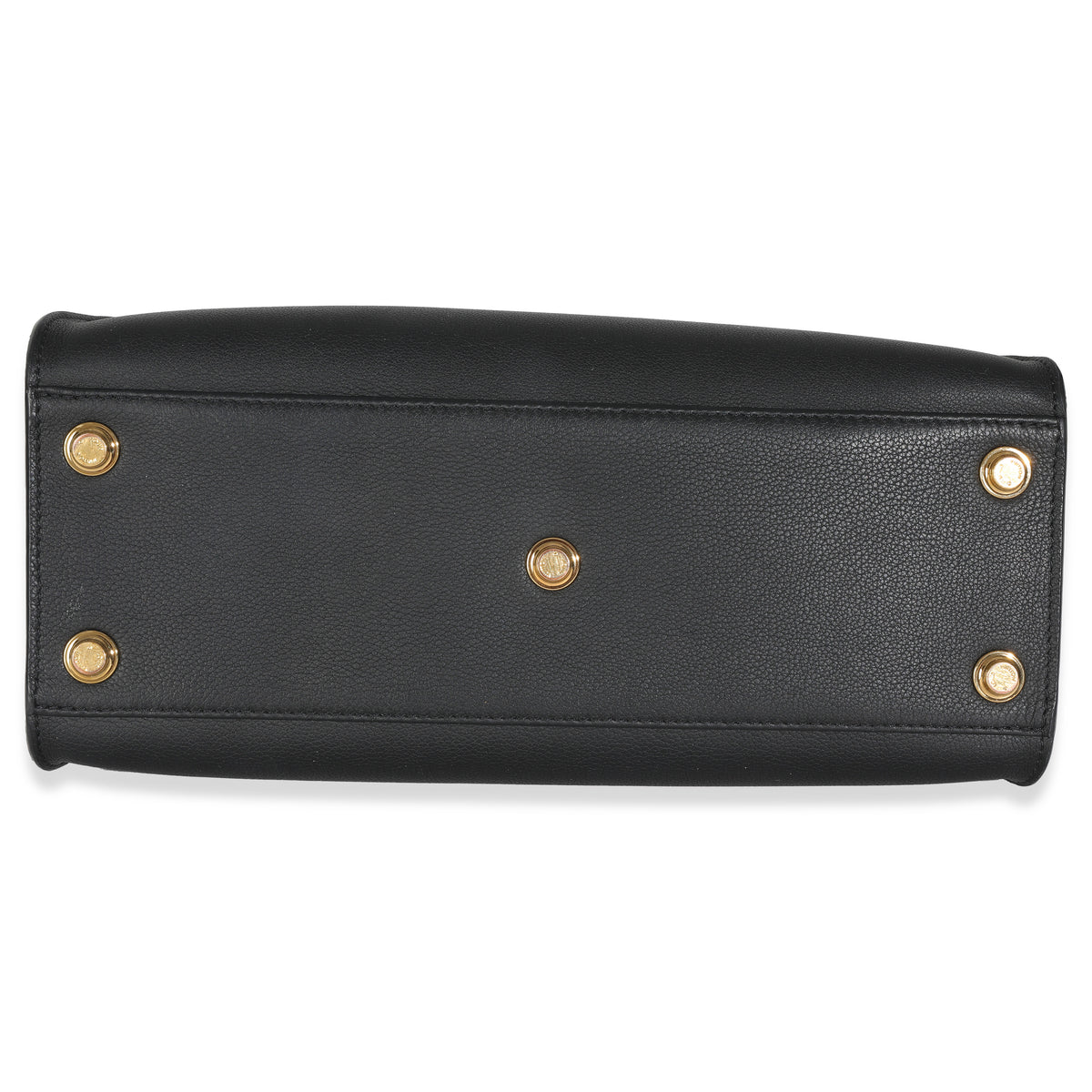 Black Calfskin Monogram Tufting On My Side MM