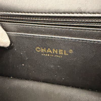 Black Quilted Lambskin Mini Rectangular Flap Bag