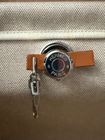 Natural Toile Vache Calfskin Herbag 39 MM