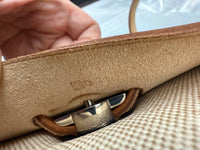 Natural Toile Vache Calfskin Herbag 39 MM