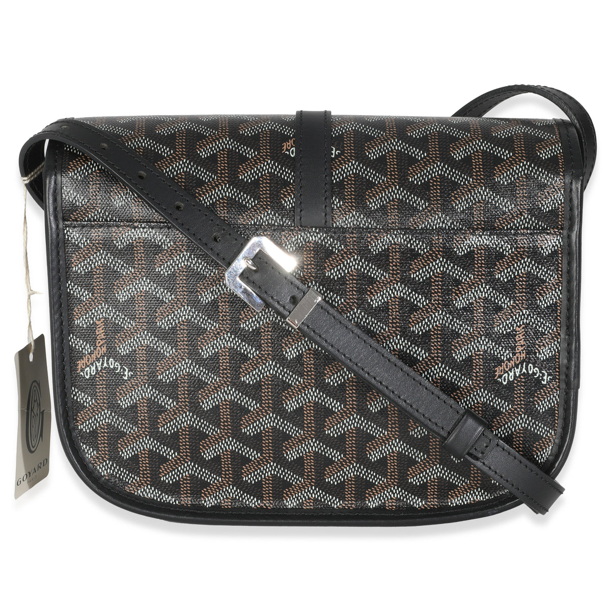 Black Goyardine Canvas Belvedere PM