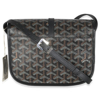 Black Goyardine Canvas Belvedere PM