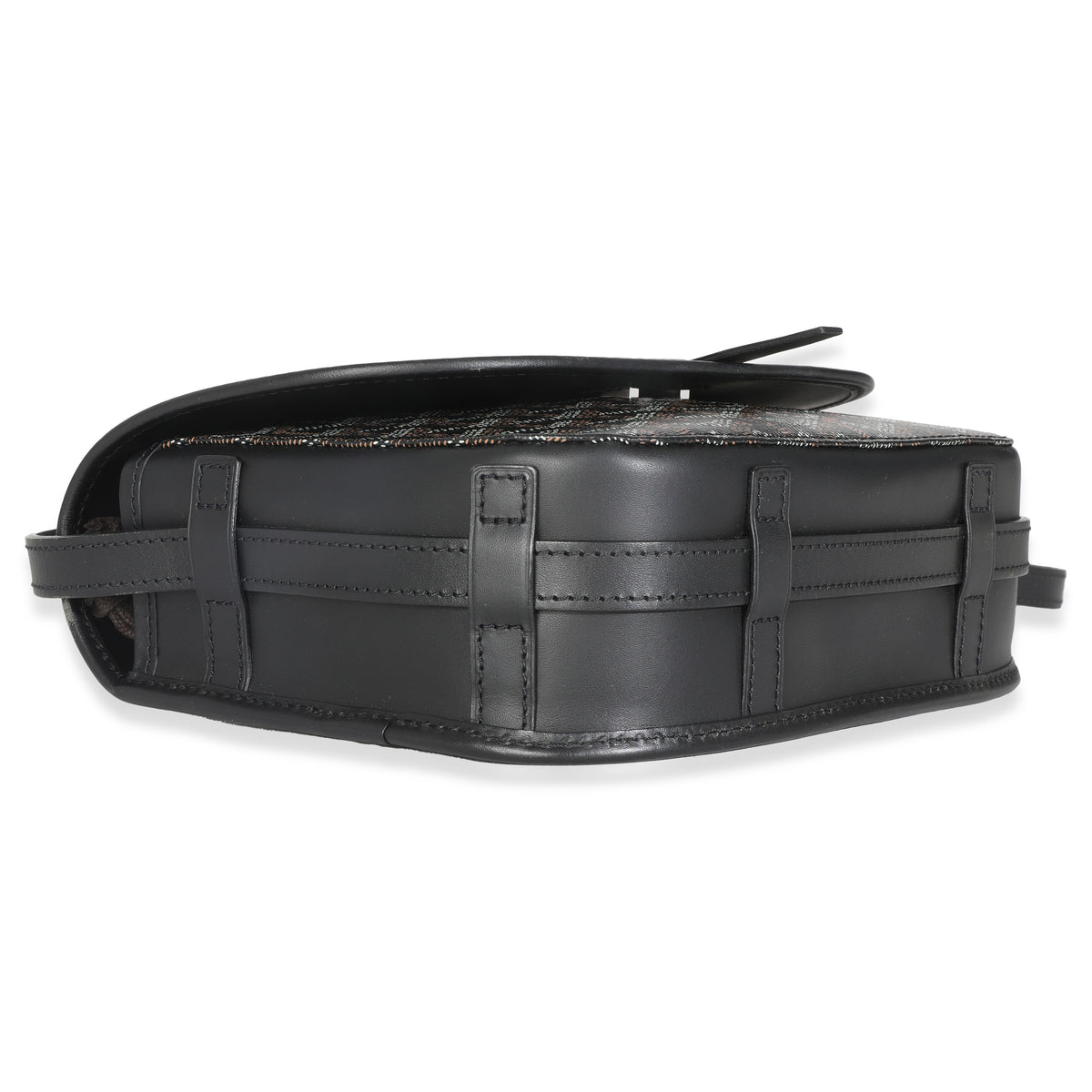 Black Goyardine Canvas Belvedere PM