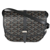 Black Goyardine Canvas Belvedere PM