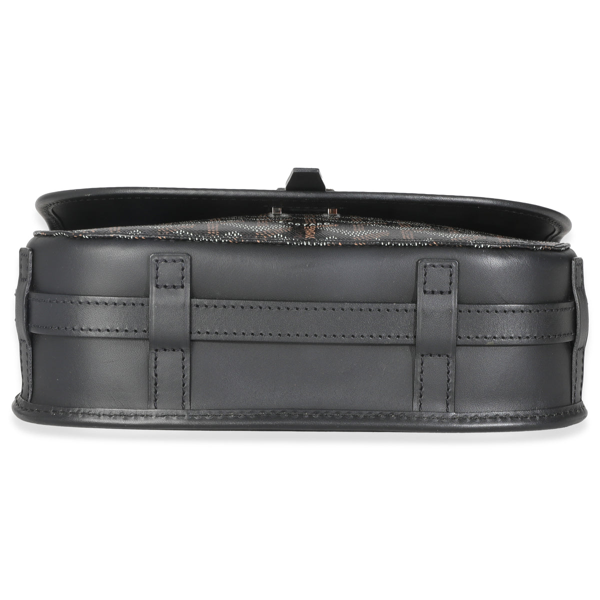 Black Goyardine Canvas Belvedere PM