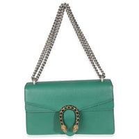 Emerald Pebbled Calfskin Small Dionysus Shoulder Bag