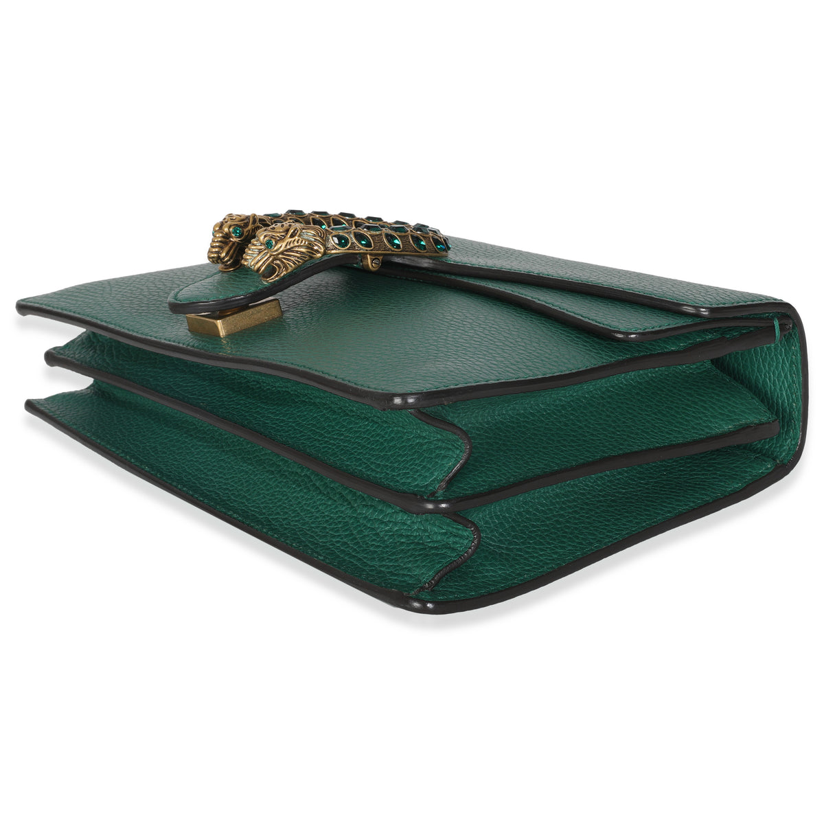 Emerald Pebbled Calfskin Small Dionysus Shoulder Bag