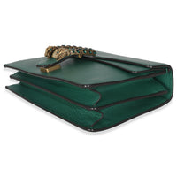 Emerald Pebbled Calfskin Small Dionysus Shoulder Bag