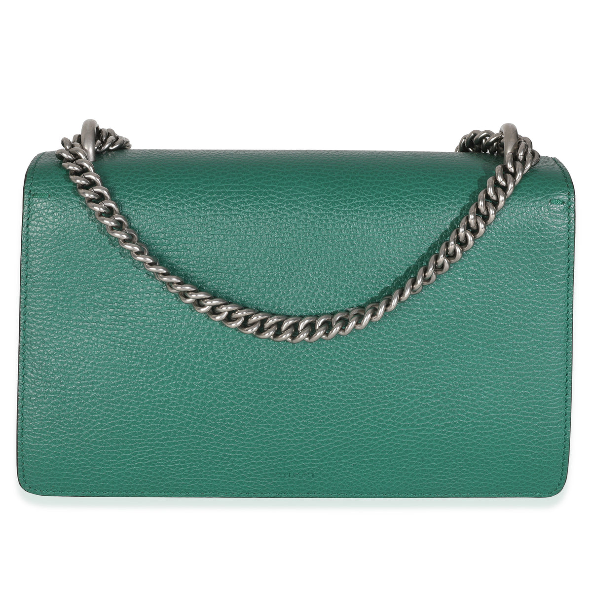 Emerald Pebbled Calfskin Small Dionysus Shoulder Bag