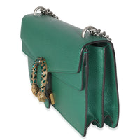 Emerald Pebbled Calfskin Small Dionysus Shoulder Bag