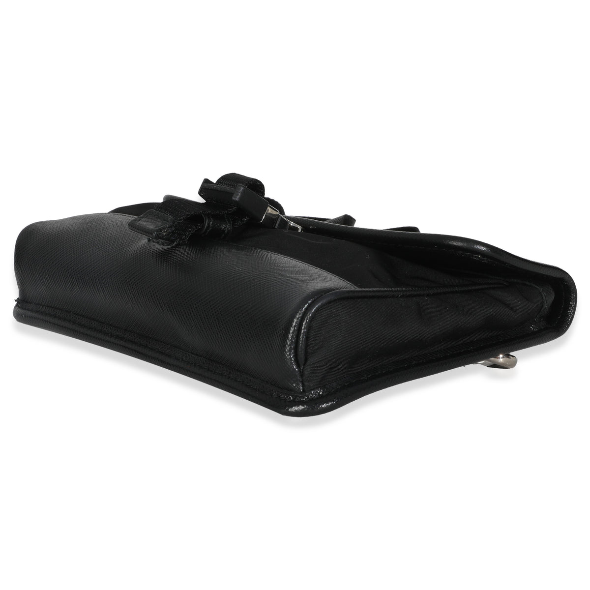 Black Re-Nylon Saffiano Smartphone Case