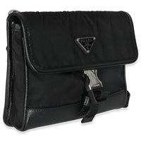 Black Re-Nylon Saffiano Smartphone Case