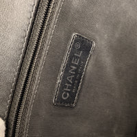 Black Quilted Patent New Medium Boy Bag