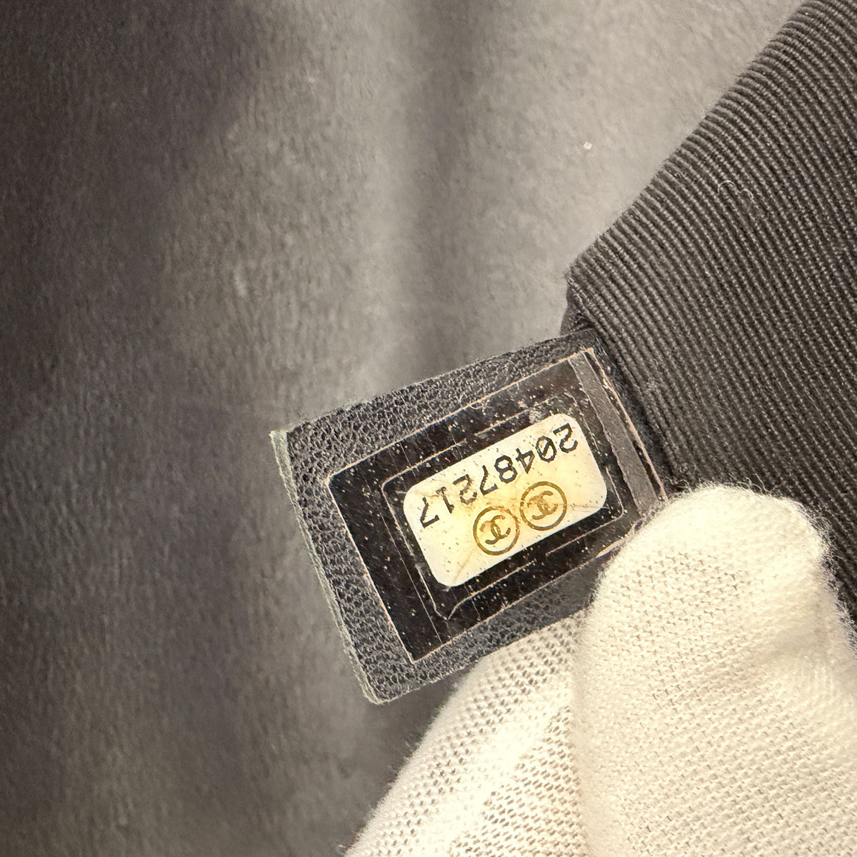 Black Quilted Patent New Medium Boy Bag