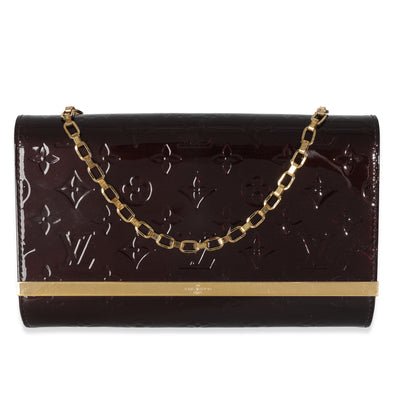 Amarante Monogram Vernis Ana Clutch
