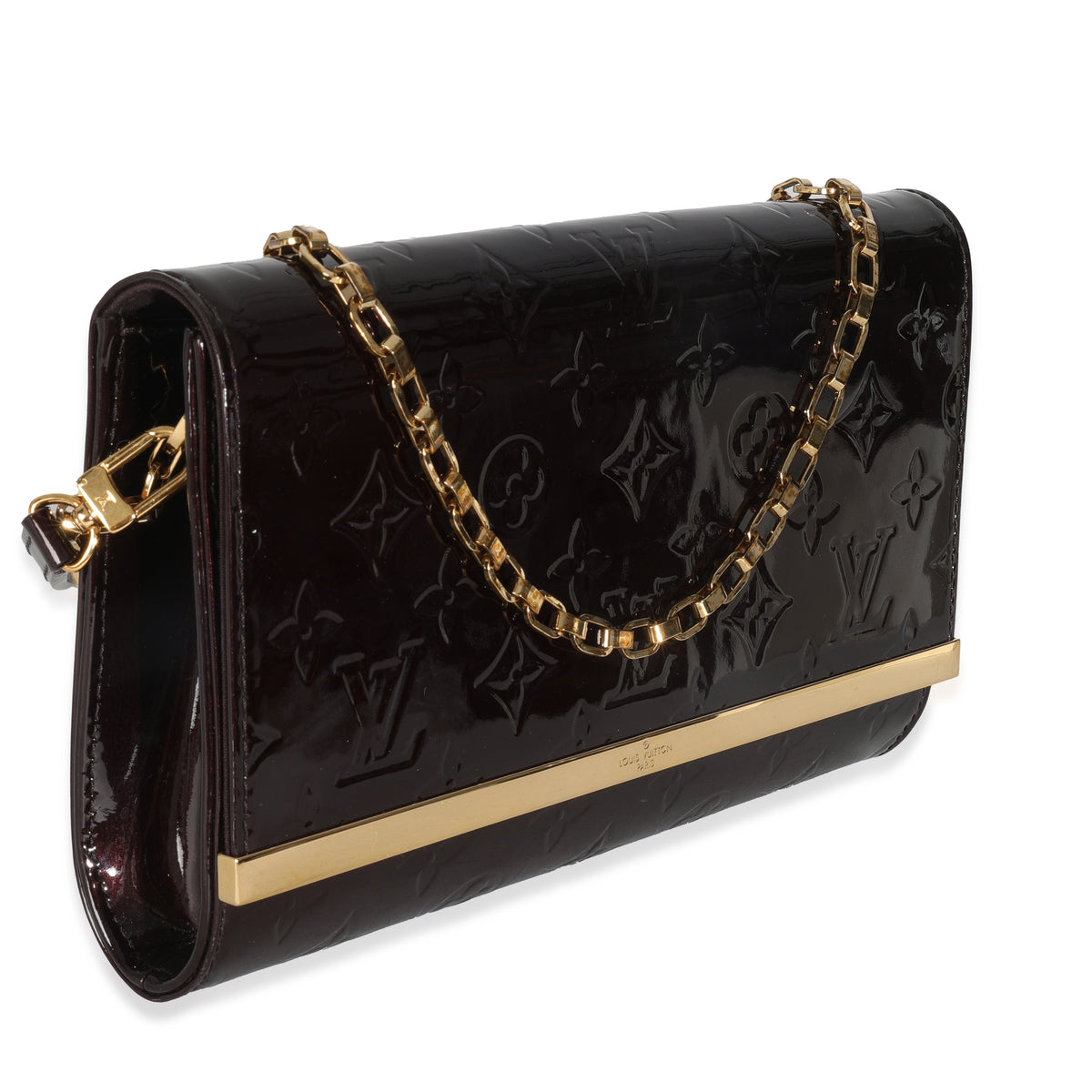 Amarante Monogram Vernis Ana Clutch