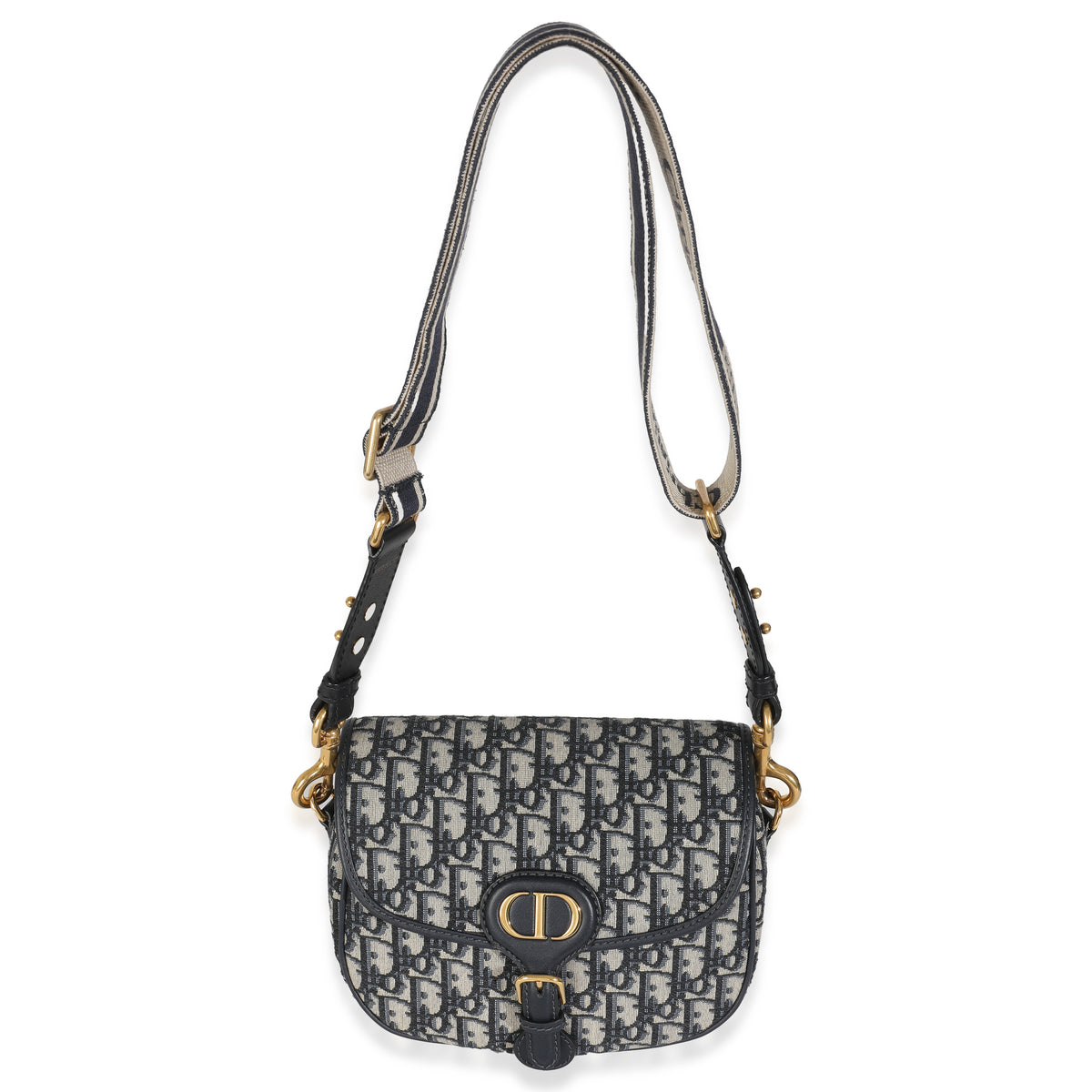 Blue Oblique Canvas Medium Bobby Bag