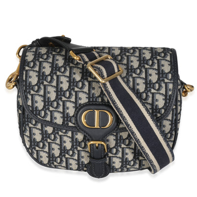 Blue Oblique Canvas Medium Bobby Bag