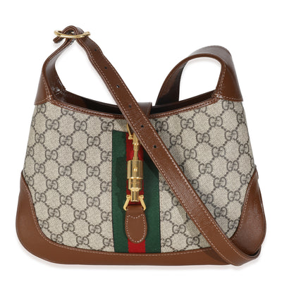 Beige GG Supreme Canvas Small Jackie 1961 Bag